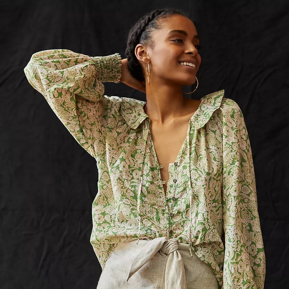 Anthropologie Peasant Blouse